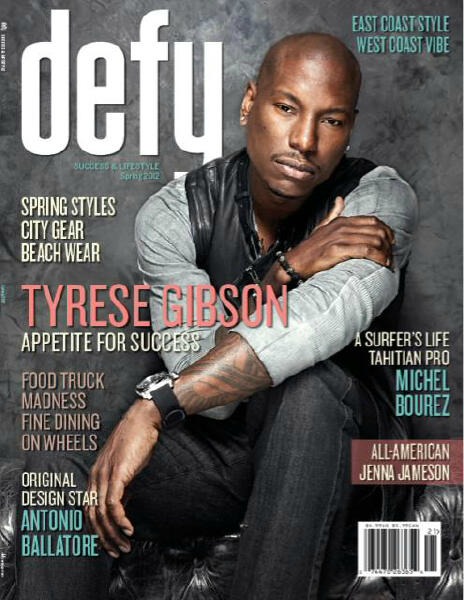 Tyrese Gibson se confie au magazine Defy