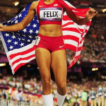 La sprinteuse Allyson Felix gagne une médaille d’or aux 200 m