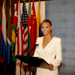 Beyonce monte sur le podium à l’Organisation des Nations Unies