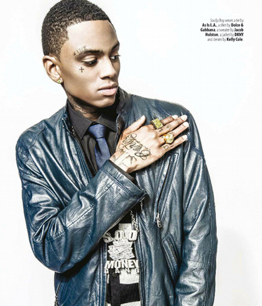 Soulja Boy adopte un style sobre, il pose pour le magazine Fault