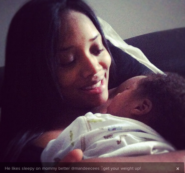 Yandy Smith est maman