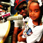 Diddy et sa fille Chance Combs en promo sur la chaîne radio V103