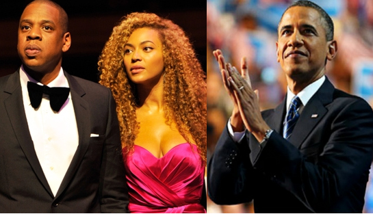 Beyonce & Jay-Z ont levé 4 millions de dollars pour le président Obama au club 40/40