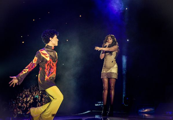 Jennifer Hudson et Prince sur scène au “Welcome 2 Tour” à Chicago