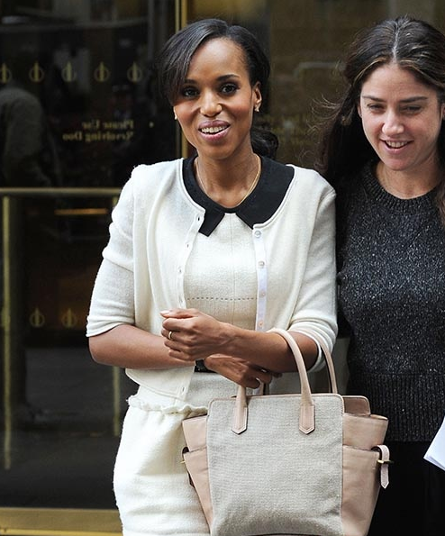 Kerry Washington fait la promotion de la série “scandals”