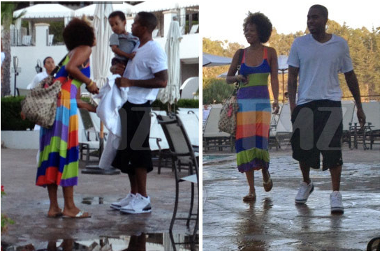 Nas et Kelis passent le week-end ensemble avec leur fils