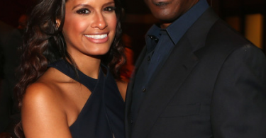 Rocsi Diaz and boyfriend Eddie Murphy at BET CEO Debra Lee Diner