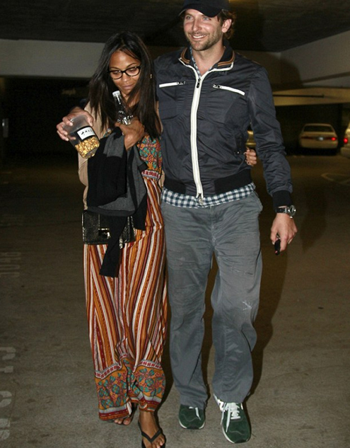 Zoe Saldana et Bradley Cooper de nouveau ensemble