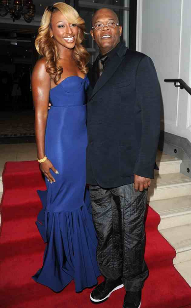 Alexandra Burke et  Samuel L. Jackson supportent “Shooting Stars”