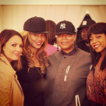 Beyonce, Queen Latifah, Taraji P. Henson, Rihanna et Chris Brown au concert de Jay-Z hier soir