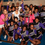 Christina Milian, Trina et Flo Rida encourage des cheerleaders