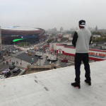 Jay-Z devant le Barclays Center