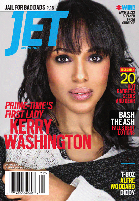 Kerry Washington pose pour le magazine JET du mois de novembre 2012