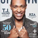 TJ Holmes fait la couverture du magazine Uptown