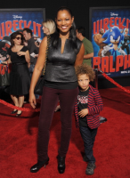 Garcelle Beauvais et son fils Jaid à l’avant première de “Wreck It”