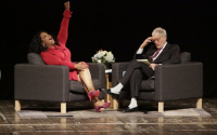 A Conversation With David Letterman And Oprah Winfrey à Muncie