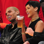 Chris Brown et Rihanna ensemble au match des Lakers
