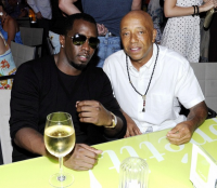 Diddy et Russell Simmons prennent un pot à St Barth