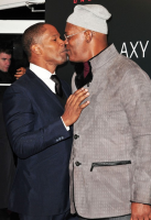 Jamie Foxx et Samuel L. Jackson à l’avant première de Django Unchained