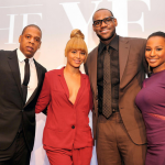 Lebron James honoré en présence de Savannah Brinson, Beyonce et Jay-Z