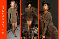 Lil Kim, Cassie et Sessilee Lopez mettent en valeur la robe de Laquan Smith