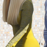 Nicki Minaj en jaune or pour les auditions de American Idol à Los Angeles