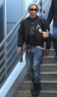 Pharrell Williams de retour de Art Basel