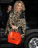 Rita Ora arrive à son concert de New York City