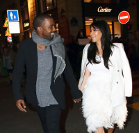 Kim Kardashian et Kanye West font les boutiques à Paris