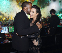 Kanye West et Kim Kardashian célèbrent la nouvelle année à Las Vegas