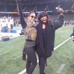 Jennifer Hudson et Alicia Keys avant le SuperBowl