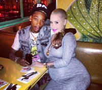 Amber Rose et Wiz Khalifa attendent impatiemment leur bébé!