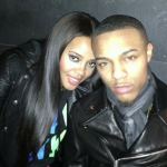 Angela Simmons pose avec Bow Wow à 106 & Park