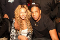 Jay-Z, Beyonce, Swizz Beatz, Nas au All Star Game 2013