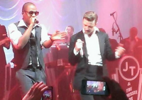 Jay-Z et Justin Timberlake chantent pour le Super Saturday Night sur Direct TV