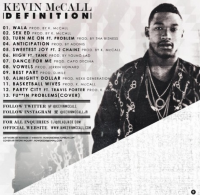 Kevin McCall dévoile les chansons de son prochain album