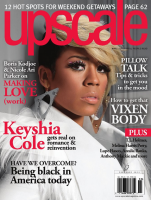 Keyshia Cole fait la couverture de Upscale Magazine