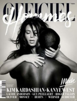 Kanye West et Kim Kardashian posent pour “L’Officiel Hommes Paris”