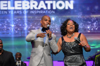 Fantasia Barrino, Kirk Franklin et Donnie McClurkin au SuperBowl Gospel Celebration