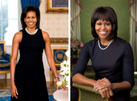 Portrait officiel de Michelle Obama