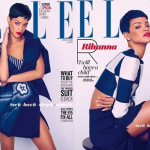 Rihanna – Ebauche de la couverture de Elle Magazine 