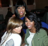 Brandy, Lauren London et Wendy Raquel célébraient le centième épisode de “The Game”