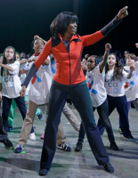 Michelle Obama anime sa campagne “Let’s Move”