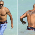 Shemar Moore fait le beau à la plage