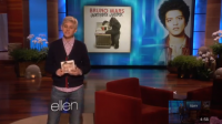 Bruno Mars interprète “When I Was Your Man” chez Ellen