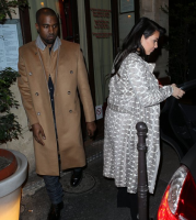 Kim Kardashian et Kanye West dînent dans un restaurant parisien