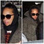 Alicia Keys malade alors qu’elle arrive à Londres