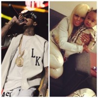 Tyga est monté sur scène avec Chris Brown alors Blac Chyna était dans les coulisses