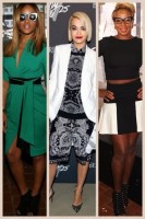 Mary j. Blige, Rita Ora et Eve à la New York Fashion Week