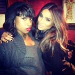 Jennifer Hudson en coulisse avec Ciara